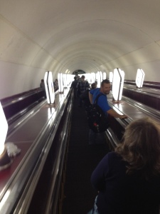 The 2 1/2 Minute Escalator to the Metro